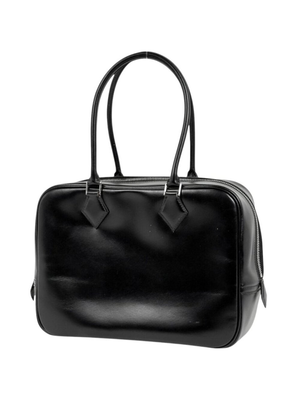 Hermes Plume 28 Handbag Box Calf Black